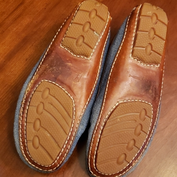 Moreschi Bahamas Nubuck Suede Driving Mocs Made in Italy 38.5 Unisex VGUC - Picture 7 of 10